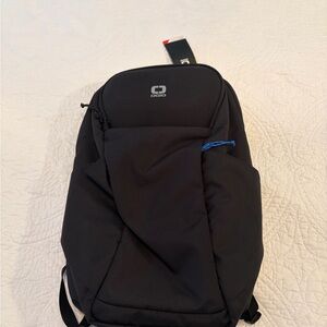OGIO Black Backpack with Blue Accent